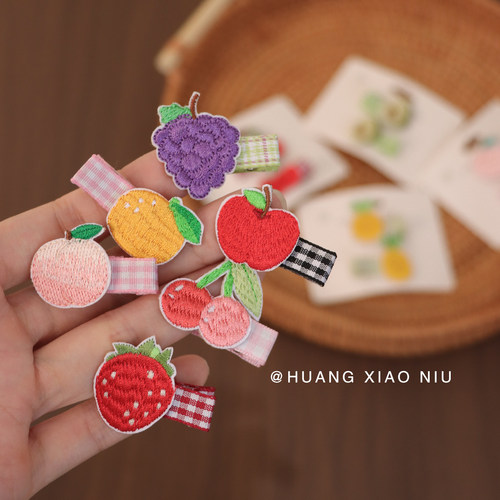 黄小妞2025新款爆可爱宝宝碎发夹