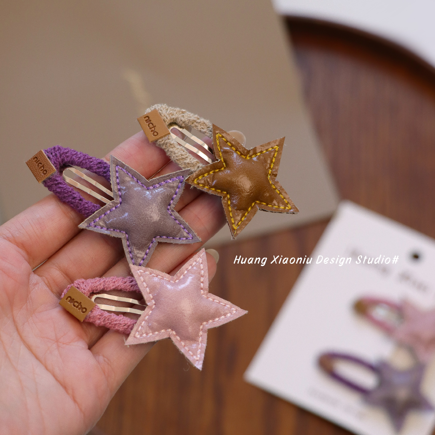 黄小妞韩版新款儿童星星发夹