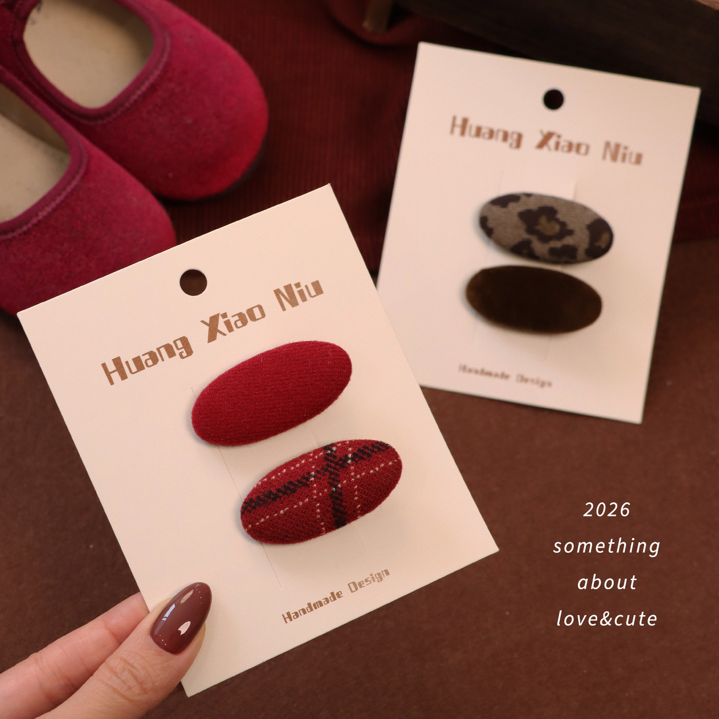 黄小妞2026新款红色格纹儿童发夹椭圆发卡女童基础布艺碎发夹头饰,童装/婴儿装/亲子装,发饰,淘宝优惠券,粉丝福利购,淘宝优惠卷