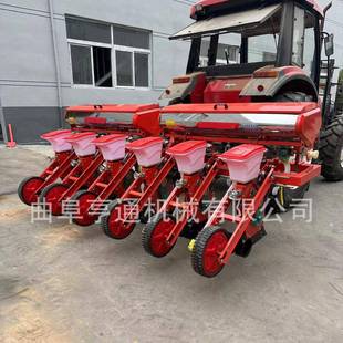 深施肥玉米大豆播种机六行悬浮式 免耕施肥播种机 玉米精播机新款