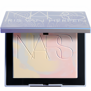 NARS圣诞限定日本直邮正品大白饼星云粉饼定妆持妆透明光泽高级