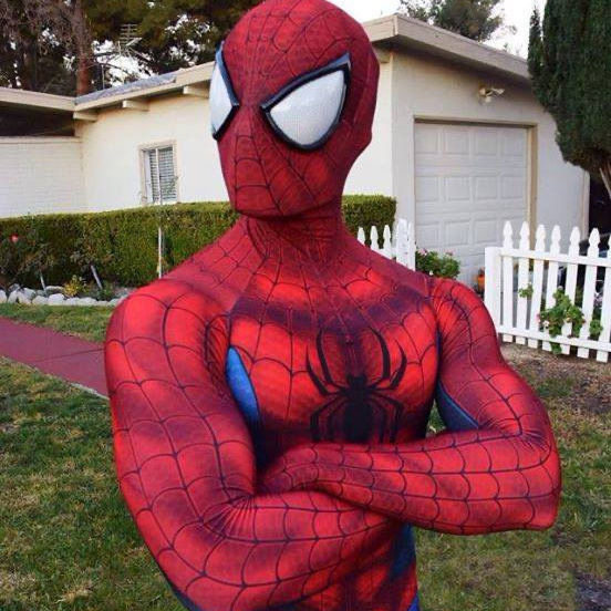 漫威新款儿童3D印染肌肉蜘蛛侠连体紧身衣万圣节cos表演服装战衣