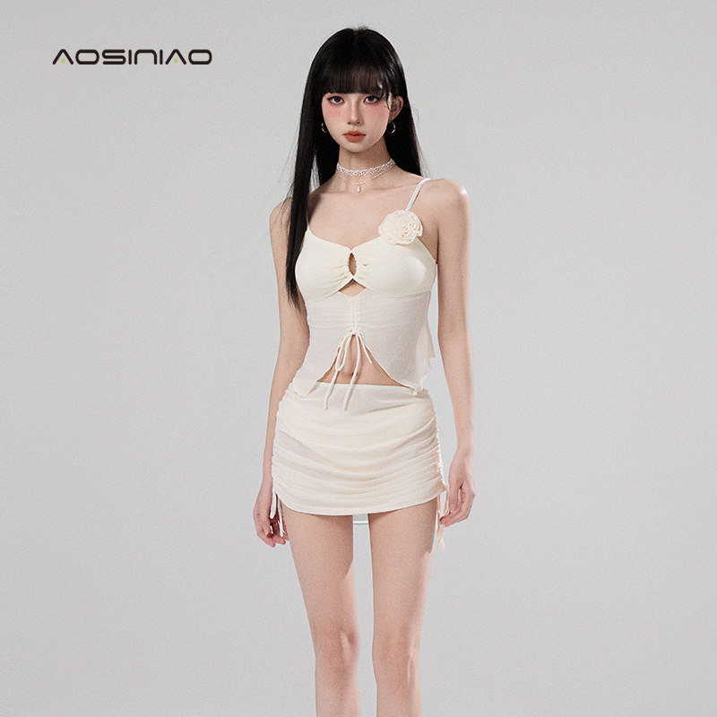 女士分体绝美泳衣2025新款爆款高级感海边度假性感裙式三件套泳装,运动/瑜伽/健身/球迷用品,分体泳衣,淘宝优惠券,粉丝福利购,淘宝优惠卷