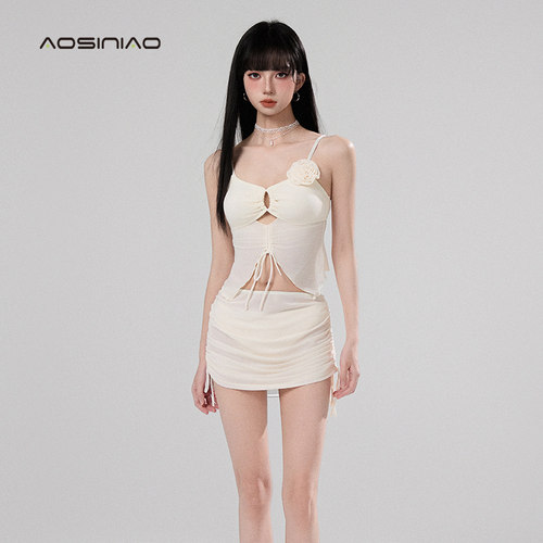 奥思鸟女士分体绝美泳衣2025新款
