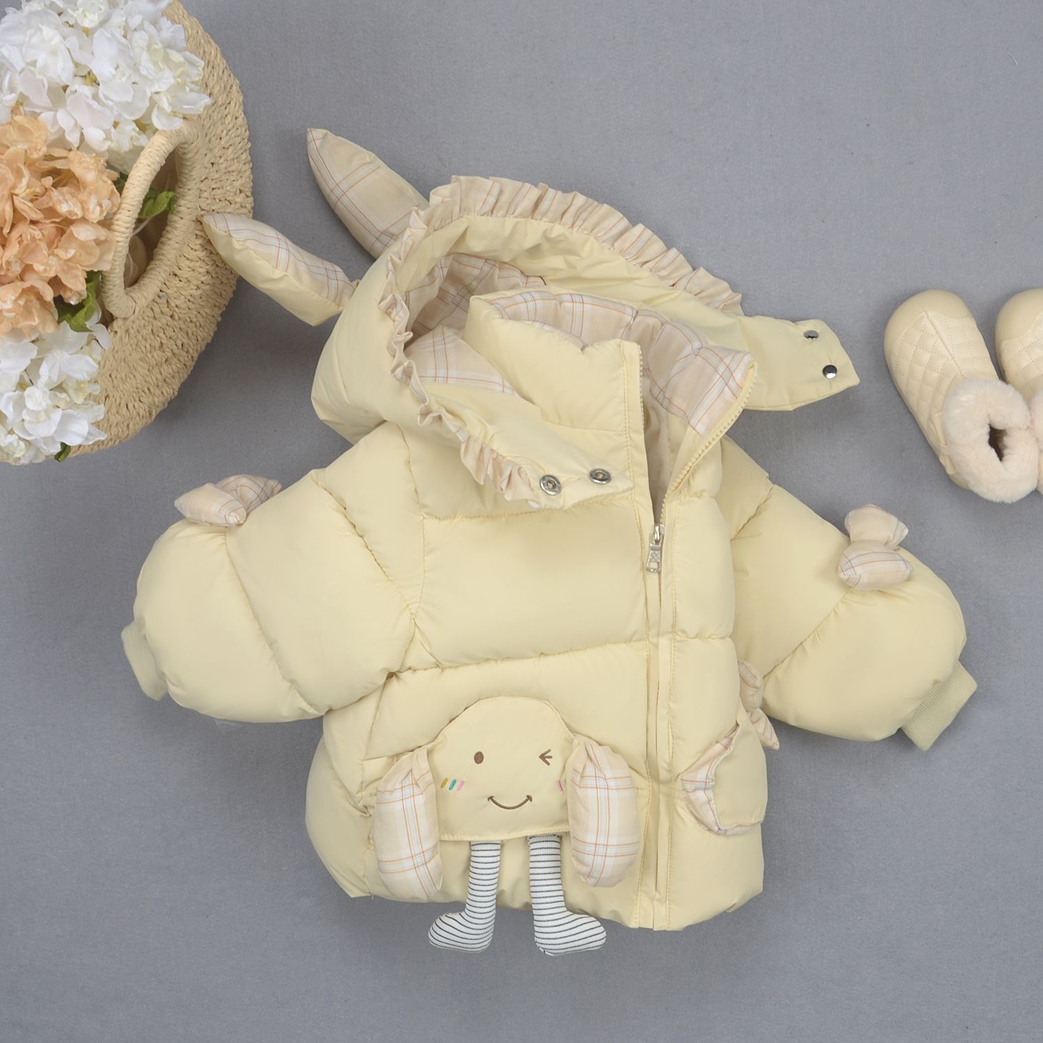 档口童装婴童2025羽绒棉服外套婴幼儿新款一岁冬季冬装加厚加绒