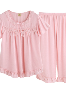 茜柔丝麻家居服夏天薄款棉绸