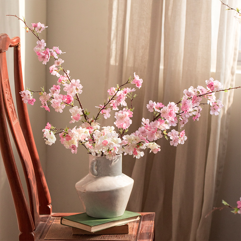 绯云粉雪樱花仿真花摆设