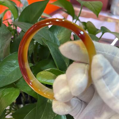 黑龙江逊克玛瑙玉石俏色光面首饰