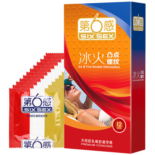 第六感避孕套凸点螺纹大颗粒成入性用品男用持久不射byt第六感女