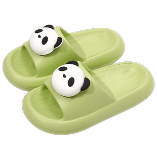 宝宝拖鞋女宝夏季室内2025新款女童小男孩家居防滑儿童熊猫凉拖鞋