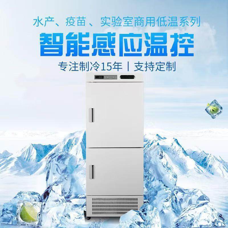 200升商用大容积低温冰箱实验室冰箱双温冰柜上冷藏下冷冻