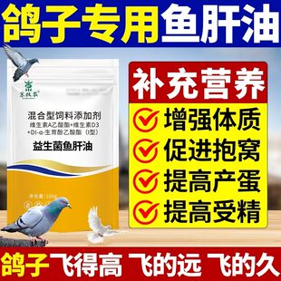 鸽子专用鱼肝油提高产蛋受精率增强免疫力补钙补充营养补充维生素