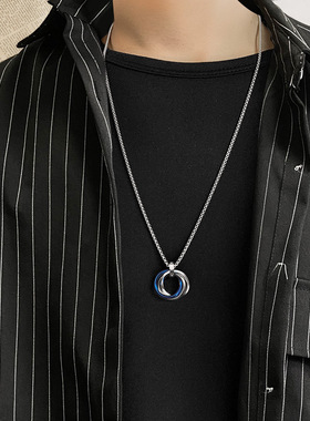 蜜恋蒂合金钛钢项链男不掉色