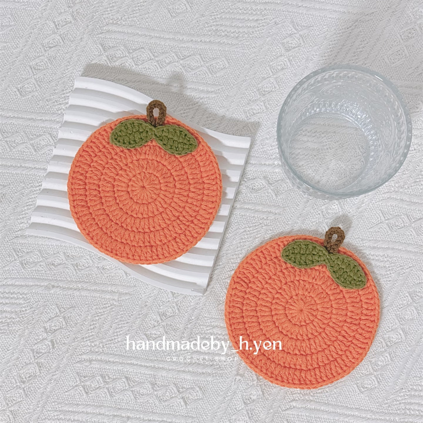 手工编织DIY钩织橙子杯垫新手钩针入门毛线编织材料包礼物隔热垫,服饰配件/皮带/帽子/围巾,DIY编织材料包,淘宝优惠券,粉丝福利购,淘宝优惠卷