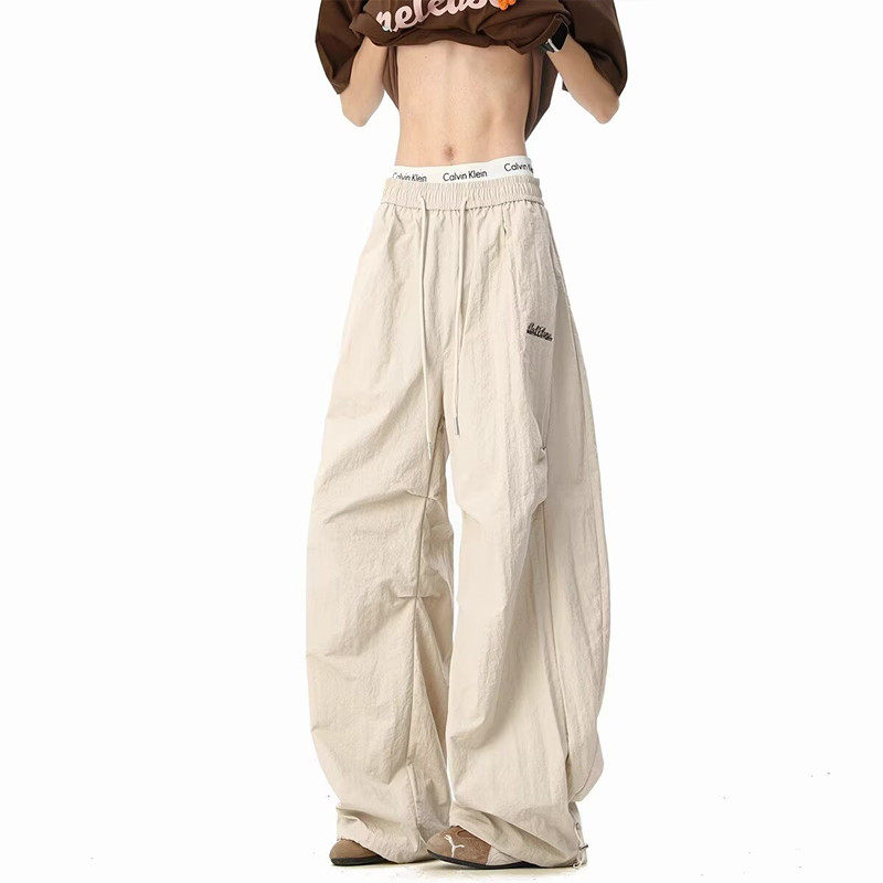 速干阔腿工装冲锋裤男女夏季美式潮牌户外登山伞兵裤宽松弯刀裤子,男装,休闲裤,淘宝优惠券,粉丝福利购,淘宝优惠卷