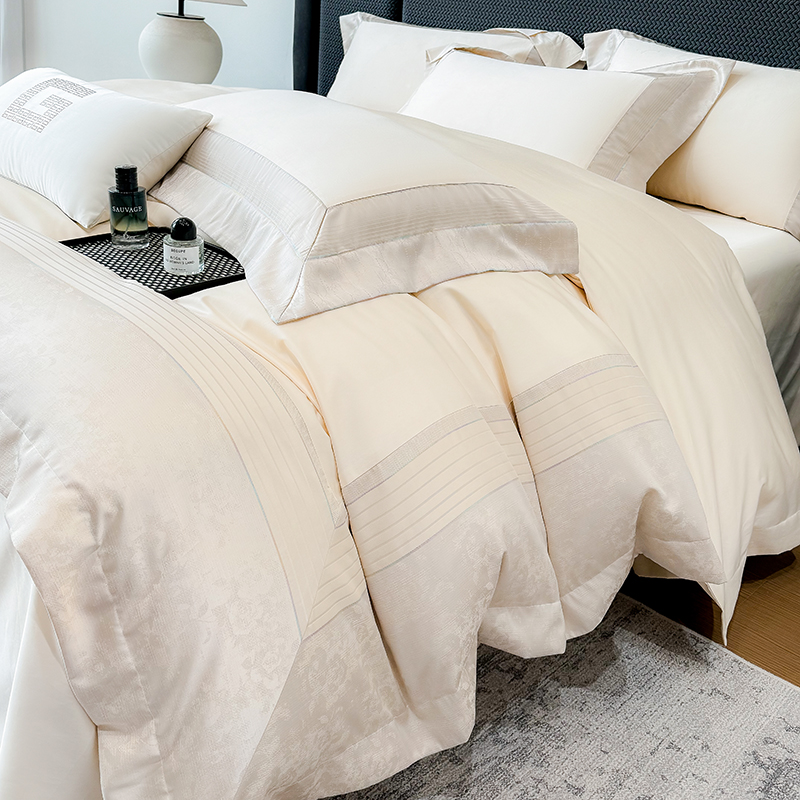 轻奢全棉长绒棉四件套纯棉被套