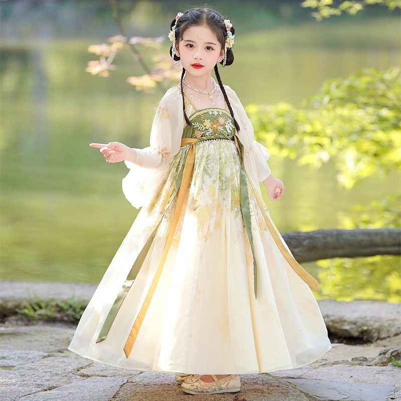 女童2026新款夏季古装汉服中国风图片