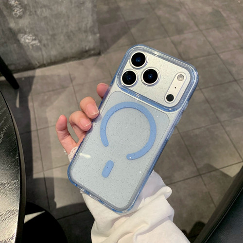 透色闪粉磁吸适用于苹果17promax/18pm手机壳iPhone16全包air软胶15plus女款14保护套精孔iPhone17无线充电13
