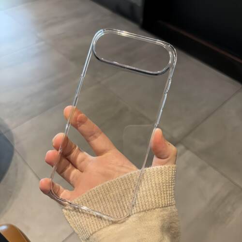 高透不发黄适用iPhone17Air手机壳新款苹果16Promax轻薄大孔硬壳15Pro简约透明14全包防摔13高级感保护套男女