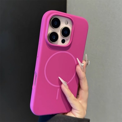 适用苹果16promax手机壳新款iphone15pro磁吸充电14pro防摔plus液态硅胶13高级感12promax简约11情侣女保护套