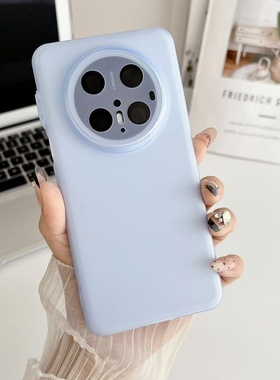 极简轻薄磨砂软壳适用华为P80pro手机壳小清新P70高级感mate80全包防摔P60情侣小众时尚mate70/60pro保护套潮