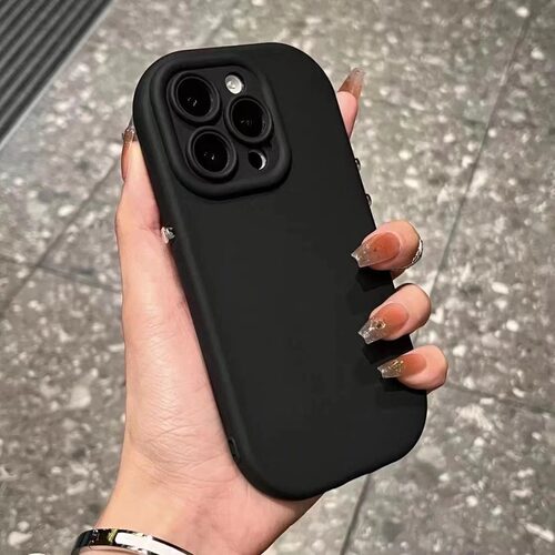 适用iphone14por手机壳磨砂软苹果15/15por/15pormax小清新可爱13女椭圆小胖妹12新款保护套11全包镜头XR/XS