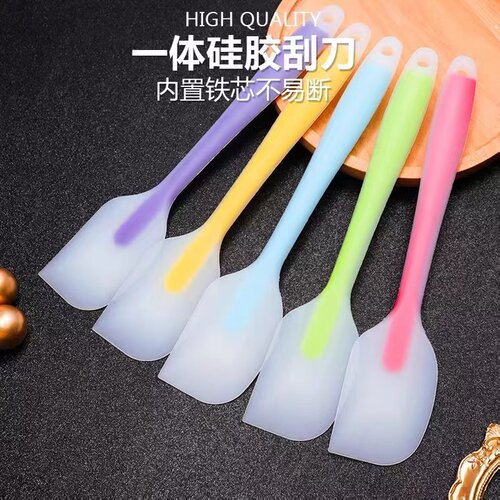 耐高温大号一体式刮刀硅胶蛋糕刮板家用奶油抹刀搅拌刀烘焙工具