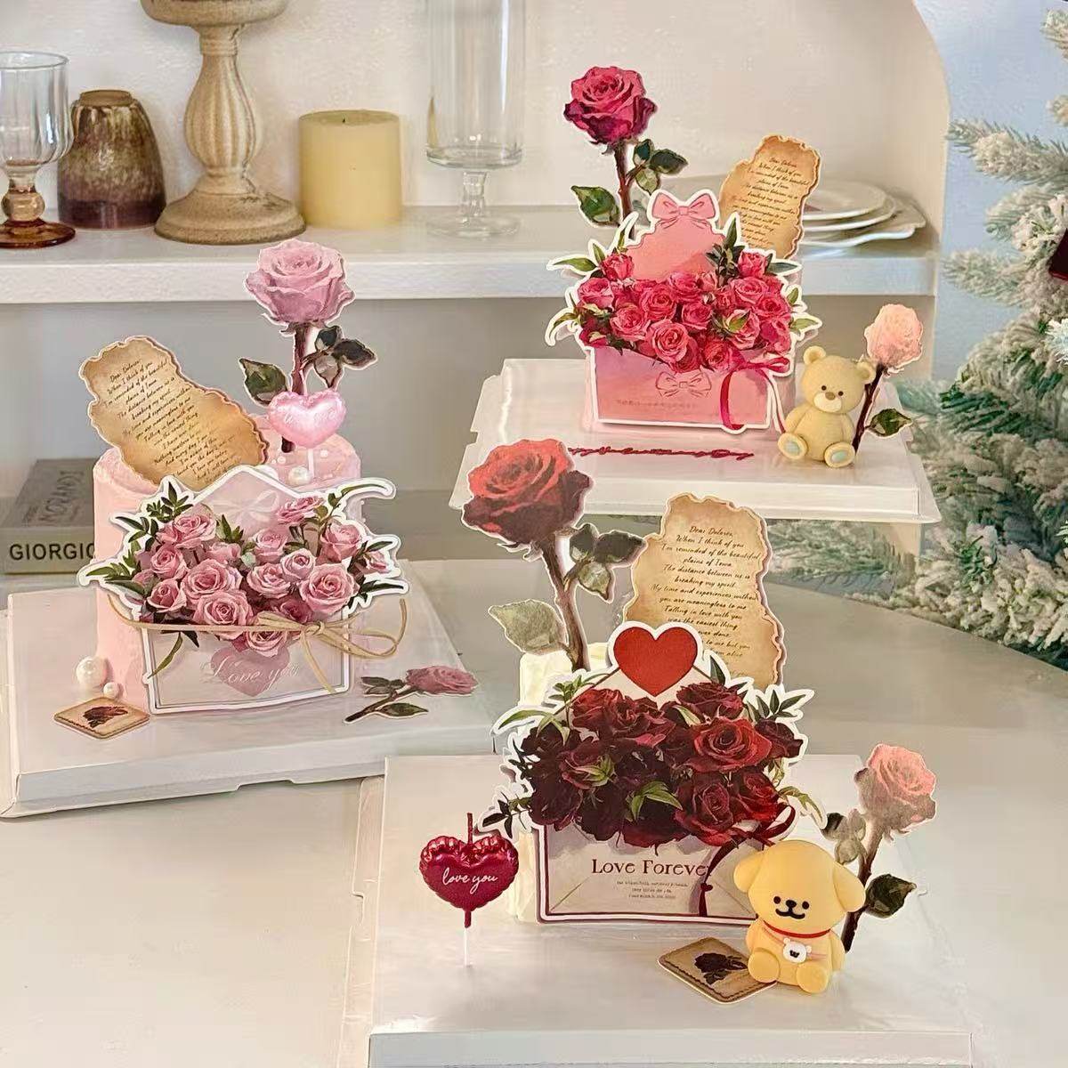 2.14情人节蛋糕装饰卡通可爱情侣软胶小熊小兔小狗装扮烘焙摆件,节庆用品/礼品,蛋糕/烘焙装饰用品,淘宝优惠券,粉丝福利购,淘宝优惠卷