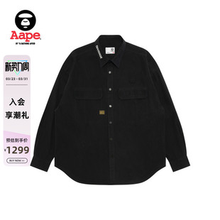 衬衫 长袖 8569XXQ 春夏猿人徽章舒适休闲工装 Aape旗舰店男装