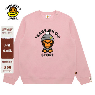 秋冬卡通小猴薄绒圆领卫衣3040XXP STORE女装 BABY MILO