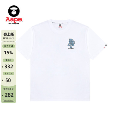 Aape圆章图案休闲潮流短袖T恤