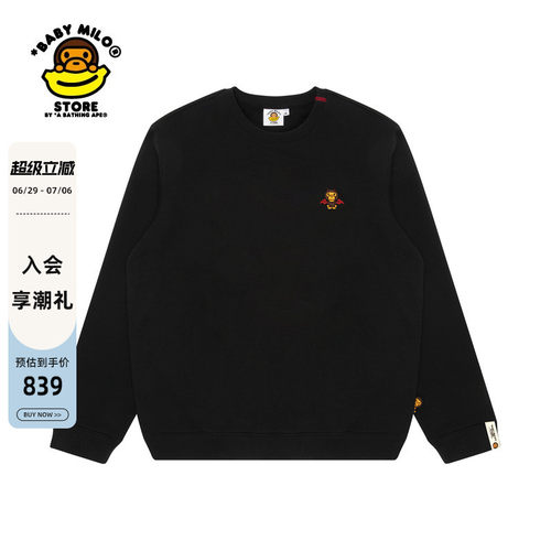 BABYMILOSTORE薄绒圆领卫衣