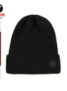 Aape旗舰店配饰小标徽章纯色休闲针织帽冷帽4962XAP