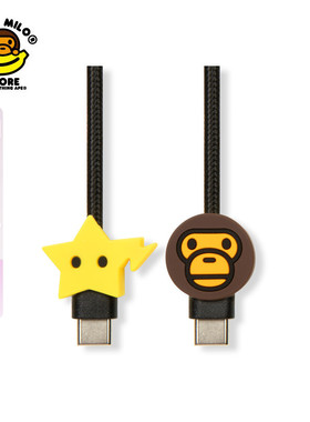 BABY MILO STORE配饰星星小猴双Type-C编织数据线4490XXQ