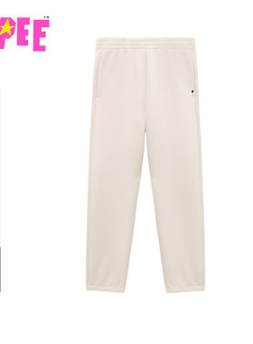 APEE女装秋冬心型标签纯色微束脚休闲卫裤F228A5P