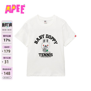 APEE女装 春夏卡通兔子图案印花T恤S261A6Q