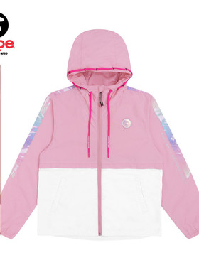 AAPE女装春秋猿人徽章字母印花幻彩迷彩拼接风衣7433XXG