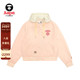 Aape旗舰店女装 春夏心型猿人字母刺绣连帽棒球服夹克外套7778XAQ