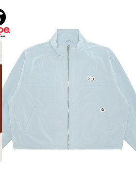 Aape旗舰店女装秋冬猿人徽章字母印花夹克外套7756XXP