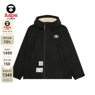 Aape旗舰店男装春夏猿人刺绣美式校园风防泼水夹克外套7709XXO