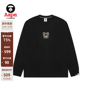 卡通图案印花长袖 STORE男装 T恤9797XXP MILO Aape联名BABY