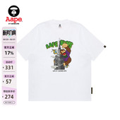 T恤1720XXP 猿人军团潮流印花休闲短袖 Aape旗舰店男装 春季