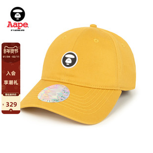 Aape旗舰店配饰猿人徽章字母刺绣鸭舌帽棒球帽4865XXQ