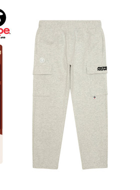 Aape旗舰店男装秋冬小标徽章多口袋潮流工装长裤C631XAP