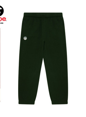 Aape旗舰男装秋冬猿人渐变徽章迷彩口袋潮流休闲厚绒长裤B638XXN