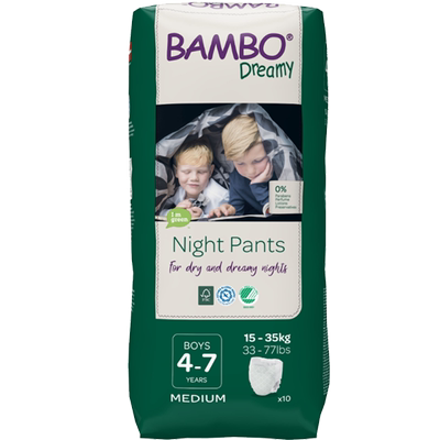 BAMBO丹麦原装大童大码拉拉裤男