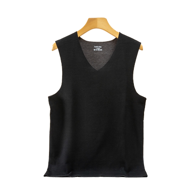 羊绒蚕丝男士背心秋冬季