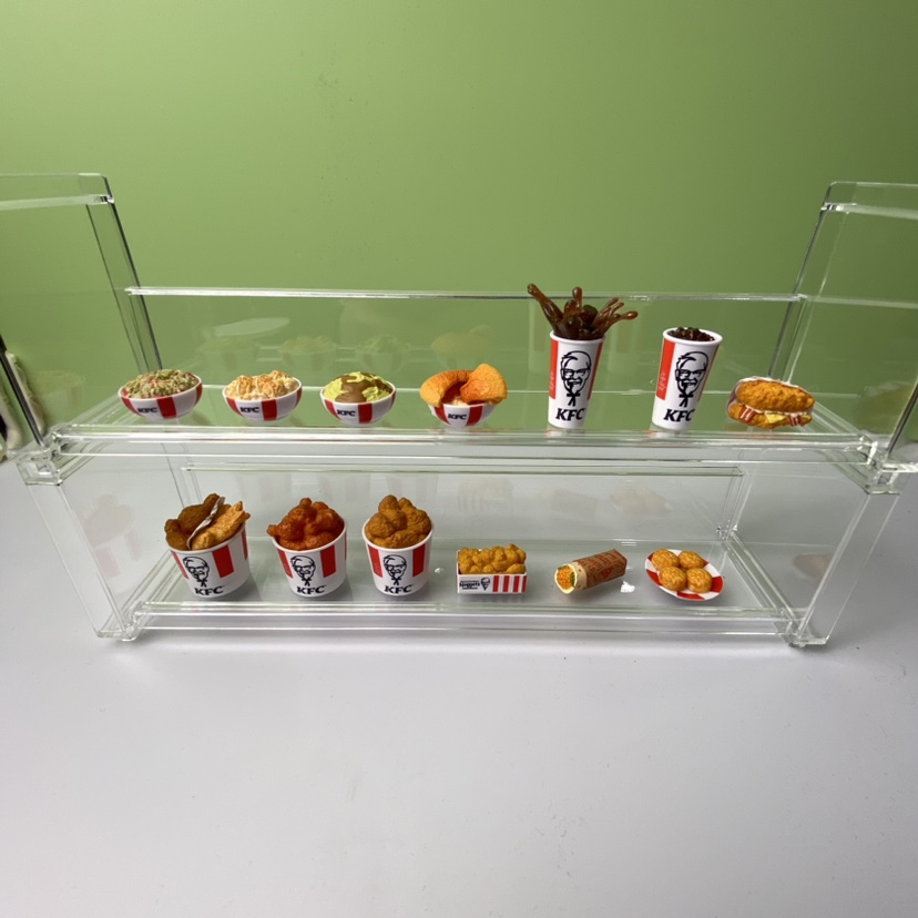 肯德基球五倍惊喜球kfc球微缩迷你可爱食玩摆件