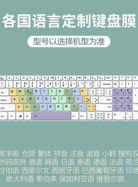 适用惠普战X 2024 Zen4笔记本五笔繁体拼音谐音键盘保护膜硅胶套