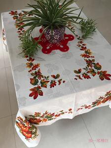 美式风提花长方形会议桌台布